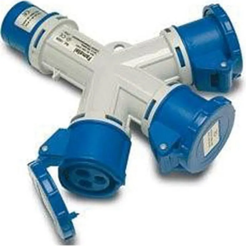Compra ADAPTADOR INDUSTRIAL 3 TOMAS IP44 16A FAMATEL 15006 al mejor precio