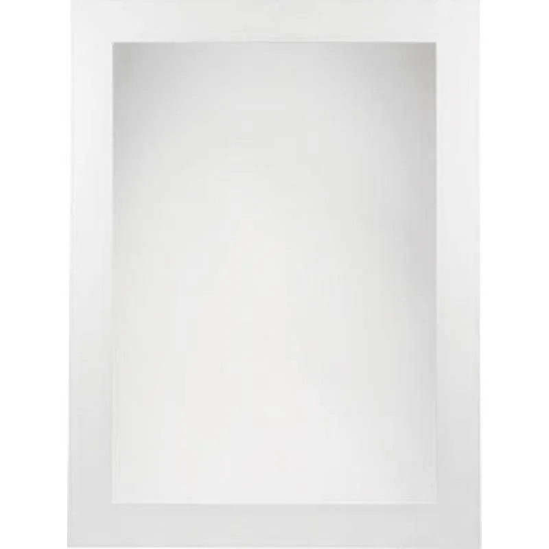 Compra ESPEJO BAÑO BLANCO SERIGRFIADO LUX-20 B-900 75 X 55 CM H2O 62194 al mejor precio
