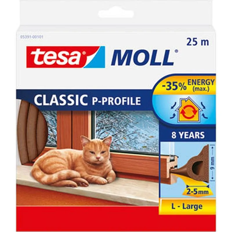 Compra BURLETE CAUCHO PERFIL P MARRON 25 M X 9 MM TESAMOLL TESA MOLL 05391-00101-00 al mejor precio