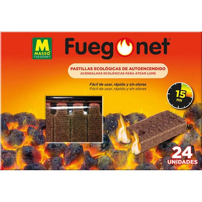 Compra PASTILLA AUTOENCENDIDO ECO 24 PASTILLAS FUEGONET 231122 al mejor precio
