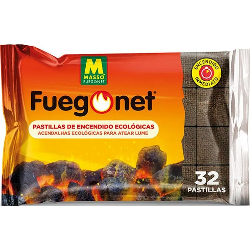 Compra PASTILLA ENCENDIDO ECOLOGICA 32 PASTILLAS FUEGONET 231094 al mejor precio