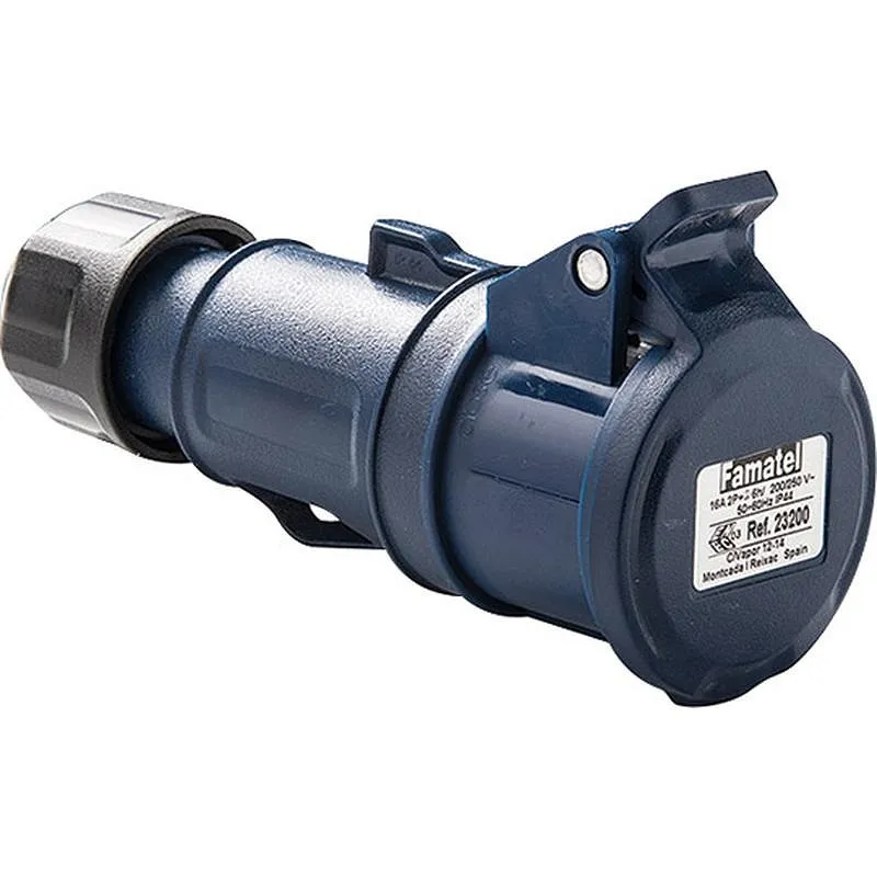 Compra BASE AEREA CETAC 2P + T 16A 230V IP44 FAMATEL 23200 al mejor precio