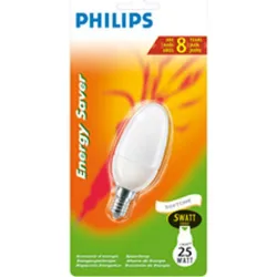 LAMPARA AHORRO MINI VELA BL...