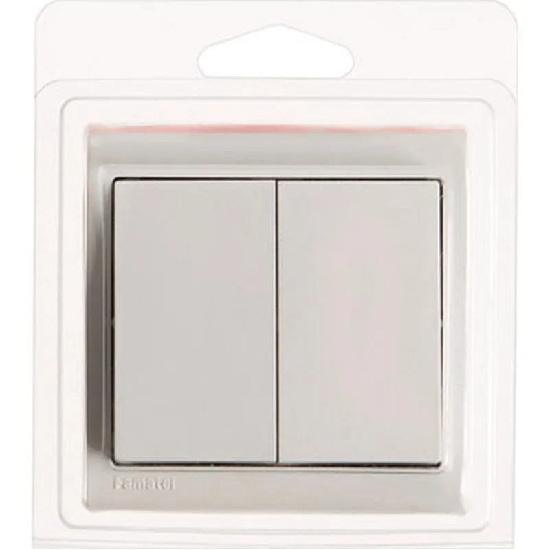 Compra CONMUTADOR DOBLE SUPERFICIE 10A BLANCO FAMATEL 8003.1 al mejor precio
