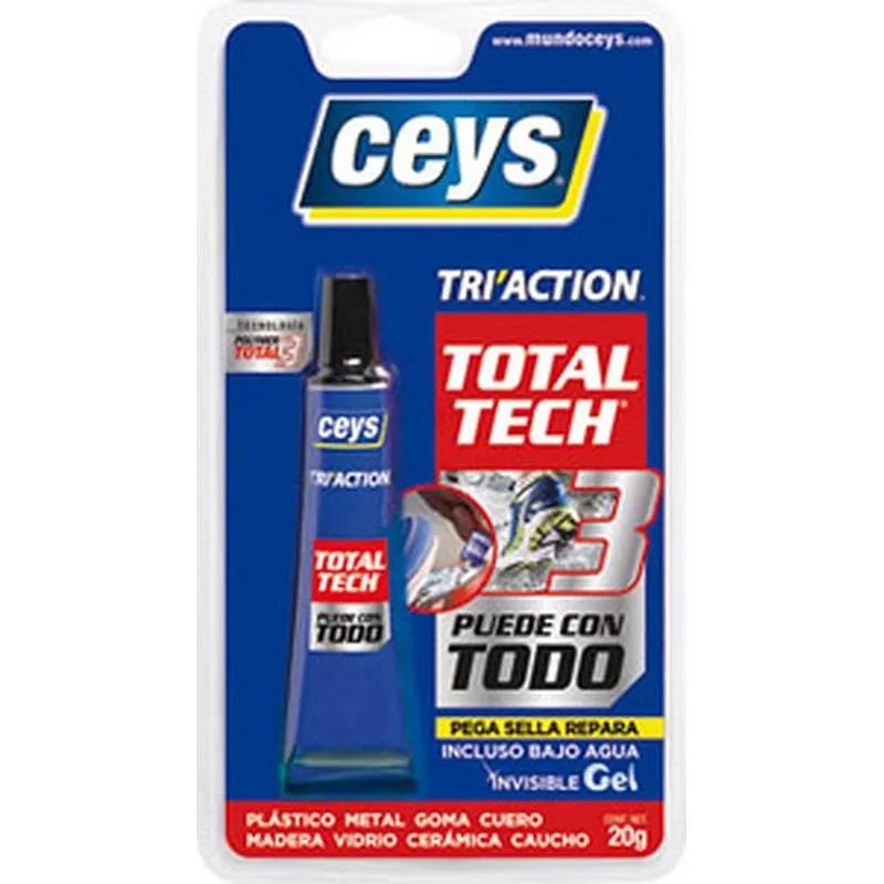 Compra ADHESIVO UNIVERSAL TOTAL TECH TRIACTION 20 GR CEYS 507219 al mejor precio