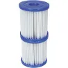 Compra FILTRO TIPO I PARA DEPURADORA CARTUCHO 1249L/H 2 UNIDADES BESTWAY 58094 al mejor precio
