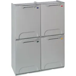 Compra CONTENEDOR BASURA SELECTIVO BLANCO 34 X 29 X 47CM DUETT 56R-34/WS al mejor precio