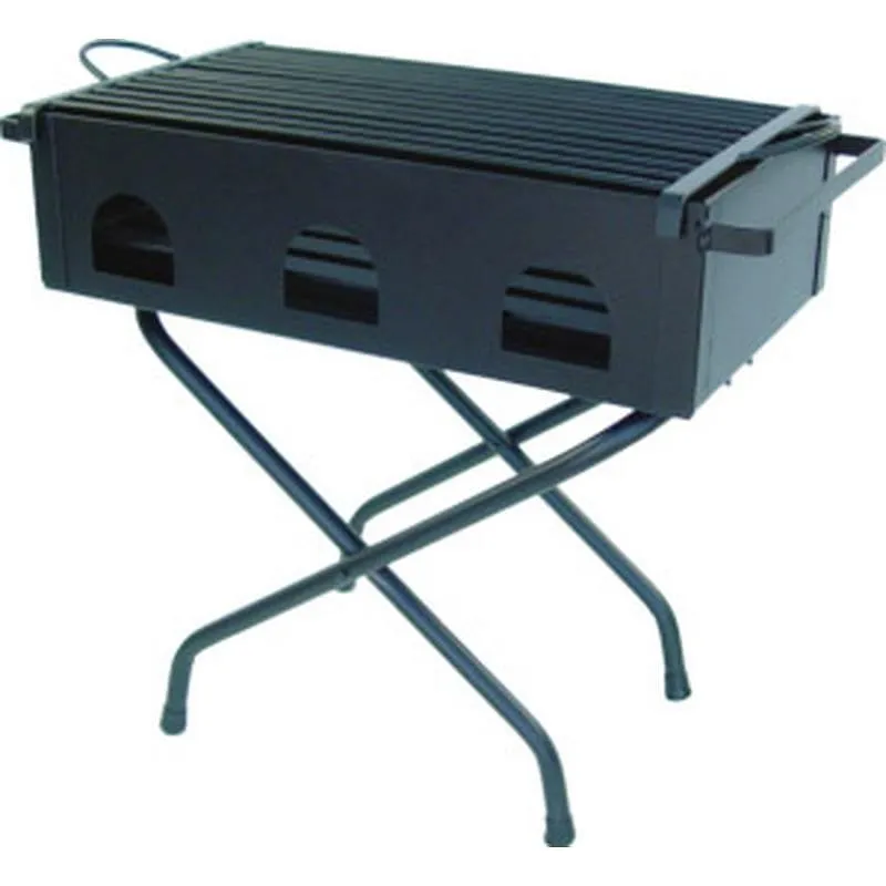 BARBACOA CARBON RECTANGULAR PLEGABLE 50 X 45 X 26 CM IMEX EL ZORRO 71445