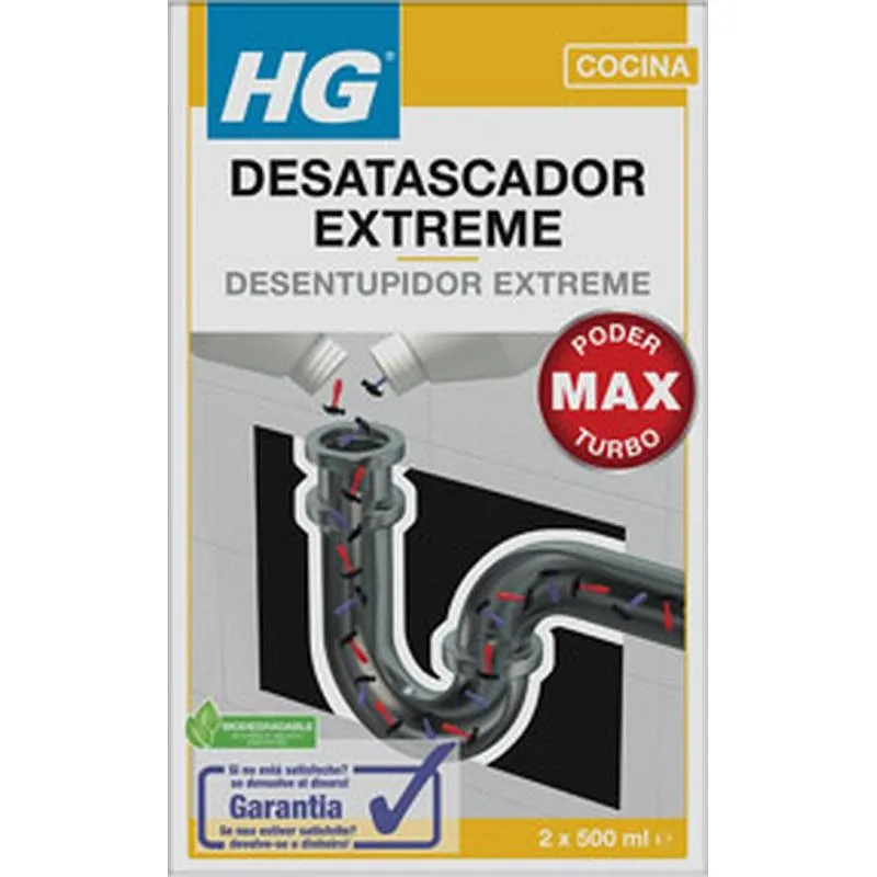 Compra DESATASCADOR EXTREME 2 X 500 ML HG 343100109 al mejor precio