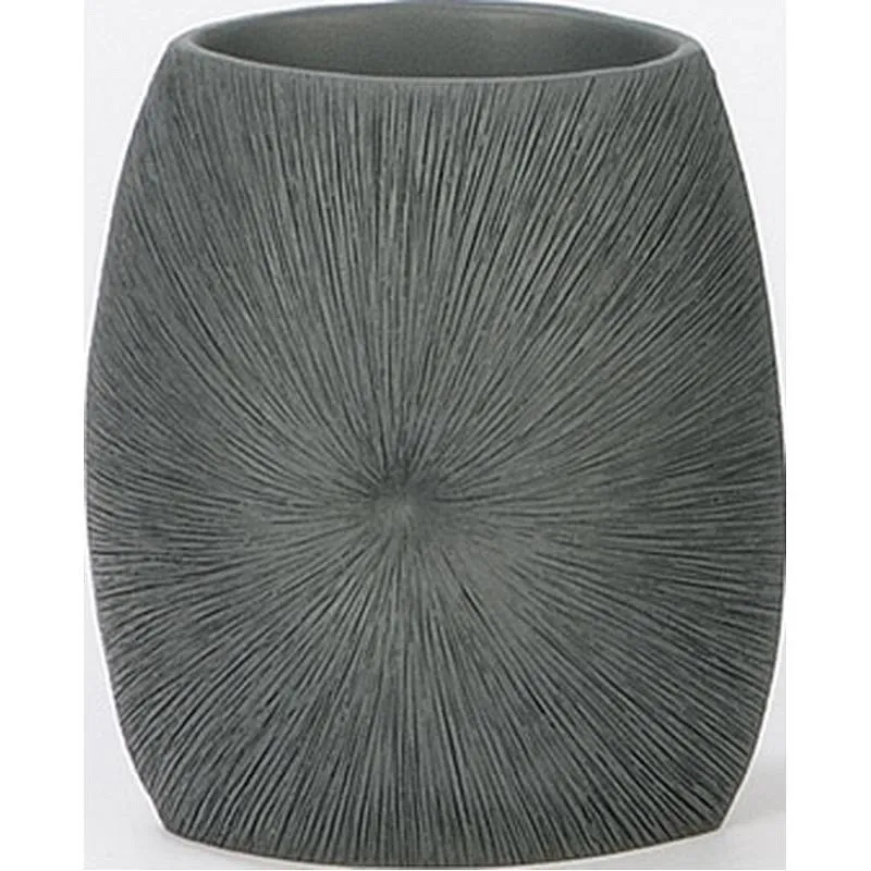 Compra VASO BAÑO CORAL REDONDO GRIS ANDREA 9636533 al mejor precio