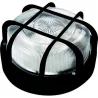 Compra APLIQUE EXTERIOR REDONDO CON REJILLA NEGRO IP44 E27 100W FAMATEL 4411G al mejor precio