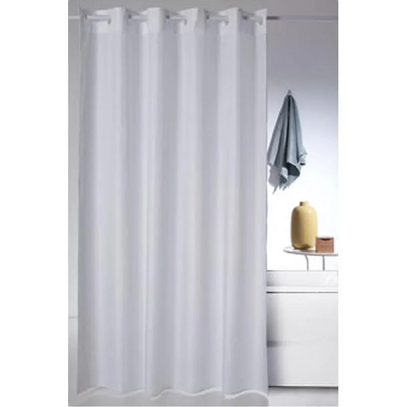 Compra CORTINA BAÑO POLIESTER MAGICA-BLANCA 180 X 200 CM ATENAS 9637223 al mejor precio
