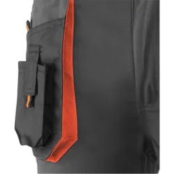 Compra PANTALON MULTIBOLSILLOS 265 GR TOP RANGE GRIS / NARANJA TALLA S JUBA 961-S al mejor precio