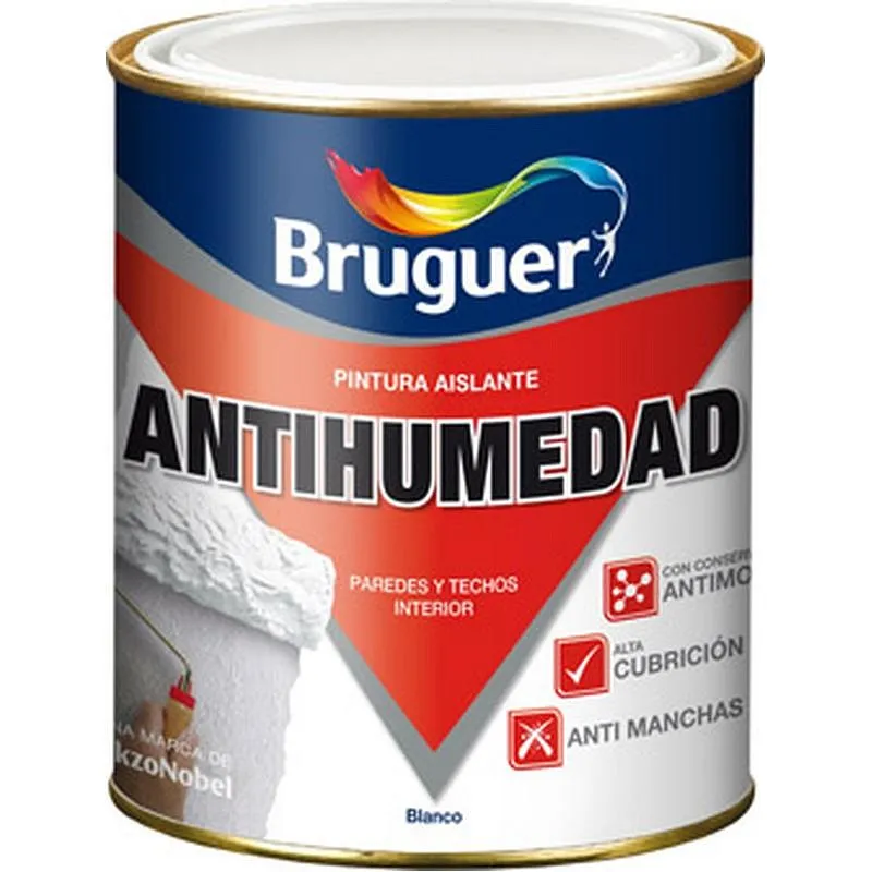 Compra PINTURA ANTIHUMEDAD MATE 750 ML BLANCO BRUGUER 5056558 al mejor precio