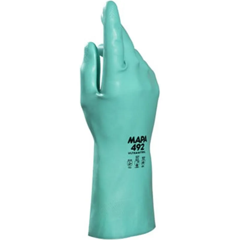 Compra GUANTE NITRILO VERDE ULTRANITRIL 492 TALLA 10 MAPA 34492810 al mejor precio