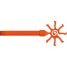 Compra BARRA CORTINA KIT 110-200CM SOL NARANJA 9638047 al mejor precio