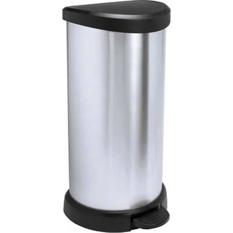 Compra CUBO PEDAL METAL BIN CURVER METAL 40 L 181125 al mejor precio
