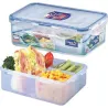 Compra CONTENEDOR ALIMENTOS CON DIVISIONES 1 L LOCK&LOCK HPL817C al mejor precio
