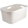 Compra CESTA ROPA NATURAL STYLE 45L BLANCO 187492 al mejor precio