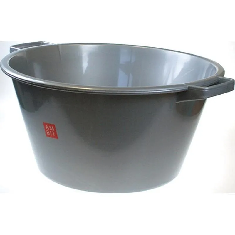 Compra BARREÑO REDONDO PLATA 12 L diametro 35 X 19 CM AMBIT 654 al mejor precio