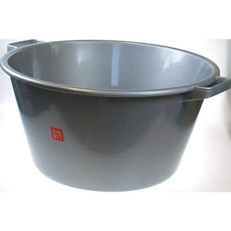 Compra BARREÑO REDONDO PLATA 18 L diametro 39 X 21 CM AMBIT 655 al mejor precio