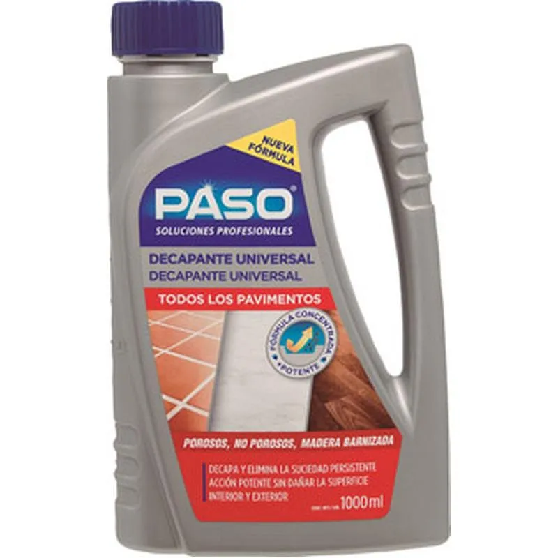 Compra LIMPIADOR DECAPANTE UNIVERSAL PAVIMENTOS 1 L PASO 700100 al mejor precio