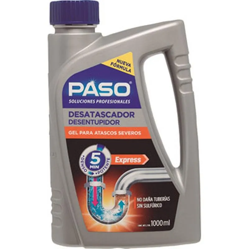Compra DESATASCADOR GEL EXPRESS 1 L PASO 705011 al mejor precio