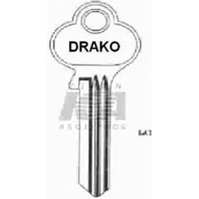 Compra LLAVE EN BRUTO CANDADO DRAKO DRK 15 DRAKO 9638834 al mejor precio