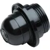 Compra PORTALAMPARAS ROSCADO + ARANDELA E-27 NEGRO FAMATEL 166 al mejor precio