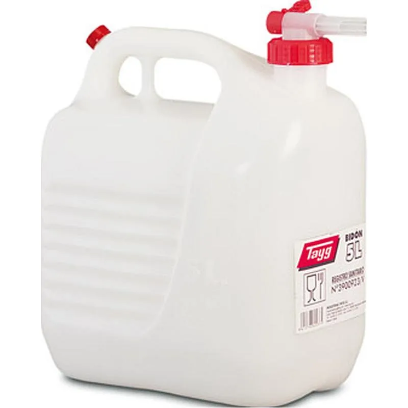 Compra BIDON PLASTICO ALIMENTARIO CON GRIFO 5 L TAYG 601361 al mejor precio