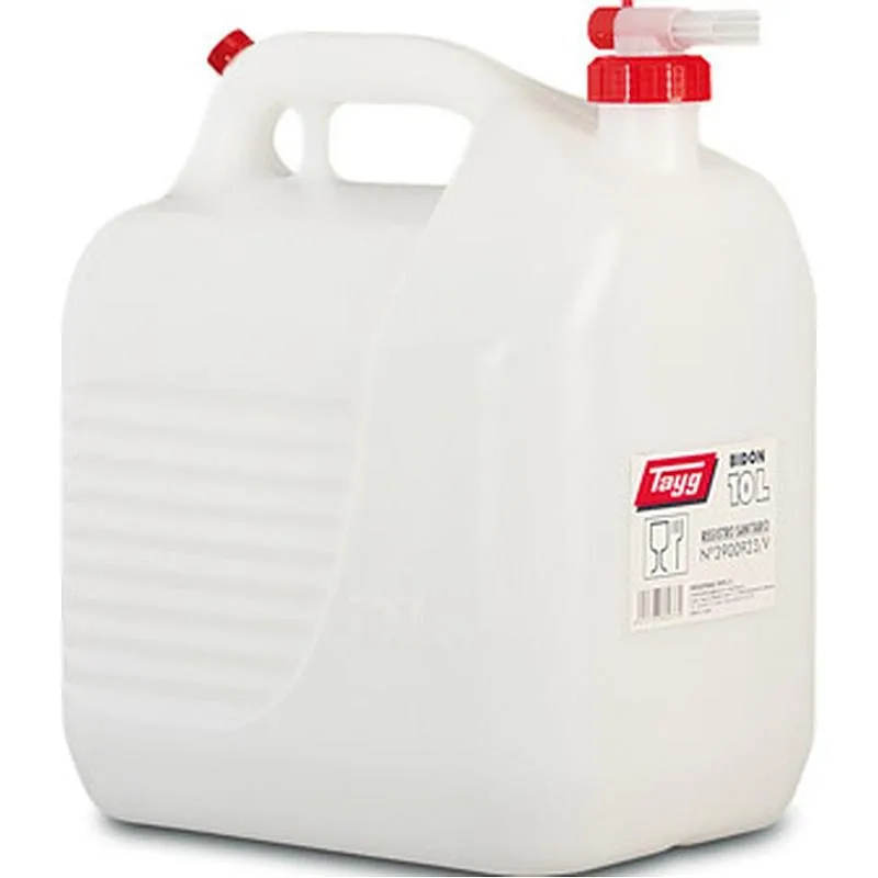 Compra BIDON PLASTICO ALIMENTARIO CON GRIFO 10 L TAYG 602368 al mejor precio
