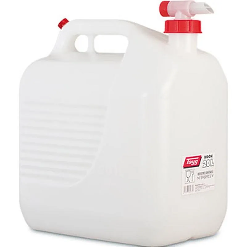Compra BIDON PLASTICO ALIMENTARIO CON GRIFO 20 L TAYG 603365 al mejor precio
