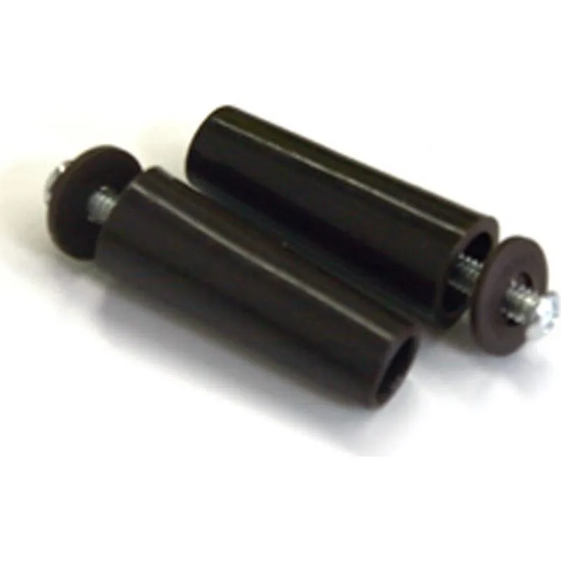 Compra TOPE PERSIANA (2 UNID) 60 MM NEGRO KYLATE 36395 al mejor precio