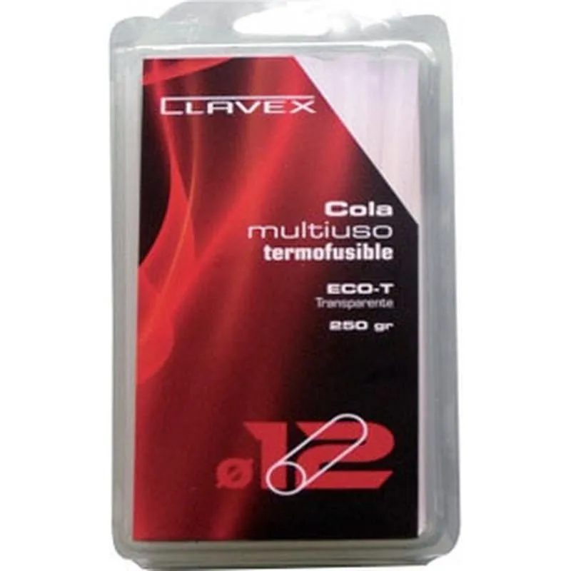 Compra COLA TERMOFUSIBLE BARRA 250 GR 12 UDS diametro 12 X 200 MM CLAVEX 42461 al mejor precio