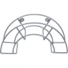 COLGADOR MANGUERA PARED METAL RESINA 25 M DE diametro 15 MM SAUVIC 3305-RESINA