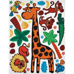 Compra LAMINA DECO ADHESIVA REMOVIBLE 65X85 CM JIRAFA 9642706 al mejor precio