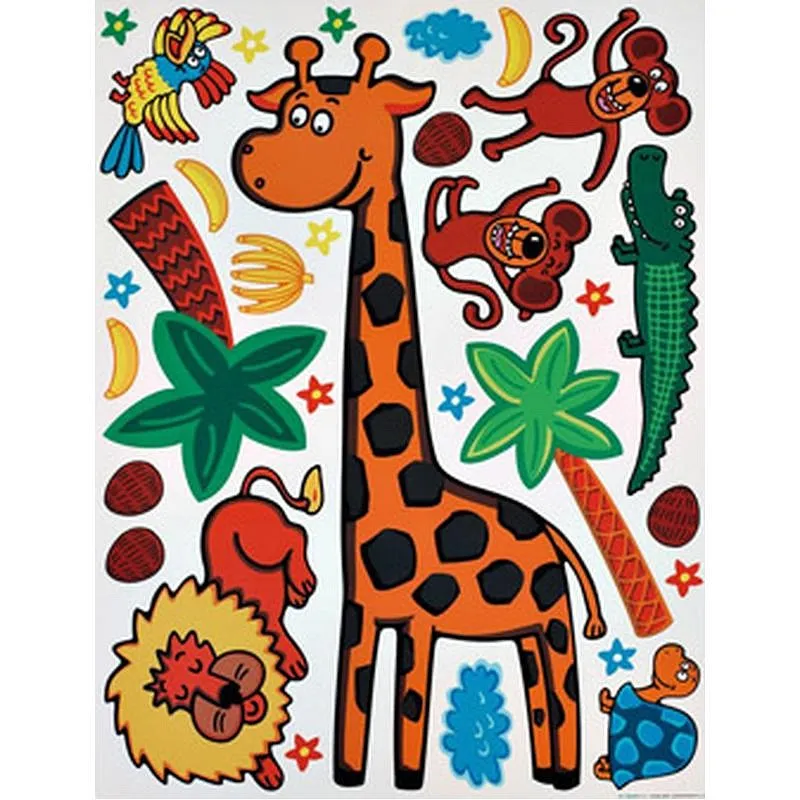 Compra LAMINA DECO ADHESIVA REMOVIBLE 65X85 CM JIRAFA 9642706 al mejor precio