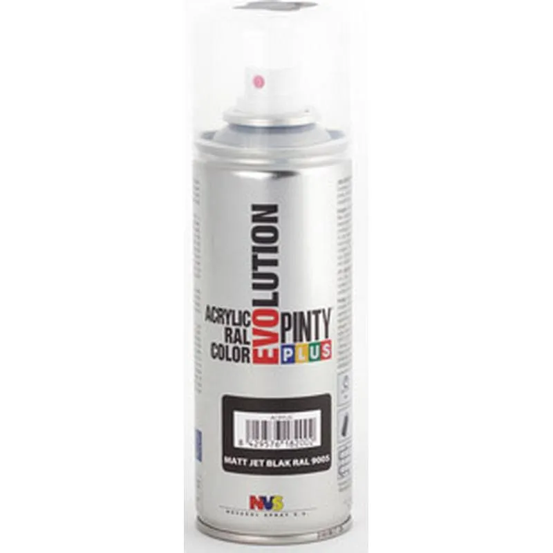 Compra PINTURA SPRAY ACRILICA EVOLUTION MATE 270 CC RAL9005 NEGRO PINTYPLUS 249 al mejor precio