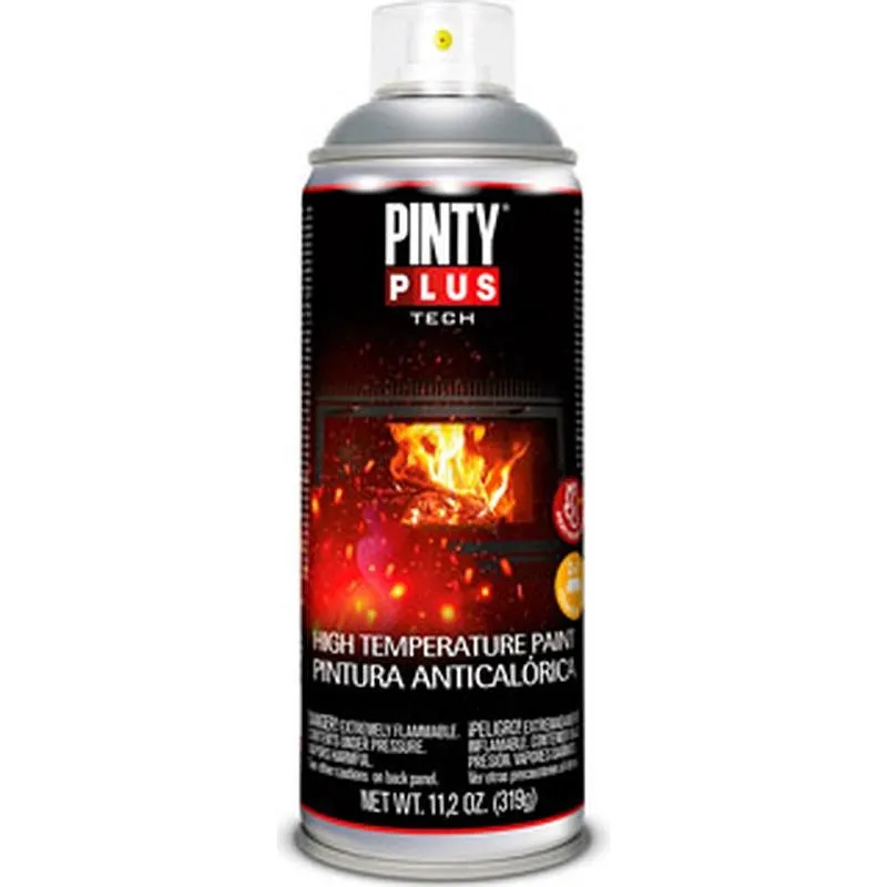 Compra PINTURA ANTICALORICA SPRAY TECH 520 CC RAL 9006 ALUMINIO PINTYPLUS 201 al mejor precio