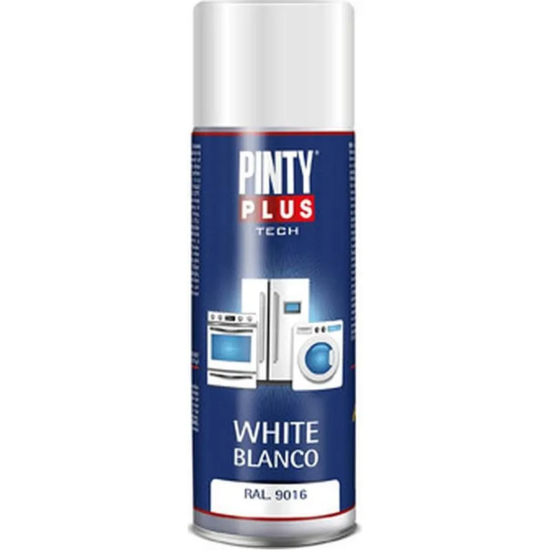 Compra PINTURA SPRAY ELECTRODOMESTICO TECH 270 CC BLANCO PINTYPLUS 148 al mejor precio
