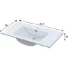 Compra LAVABO CERAMICO 80X45-BLANCO ARKITMOBEL 305910O al mejor precio