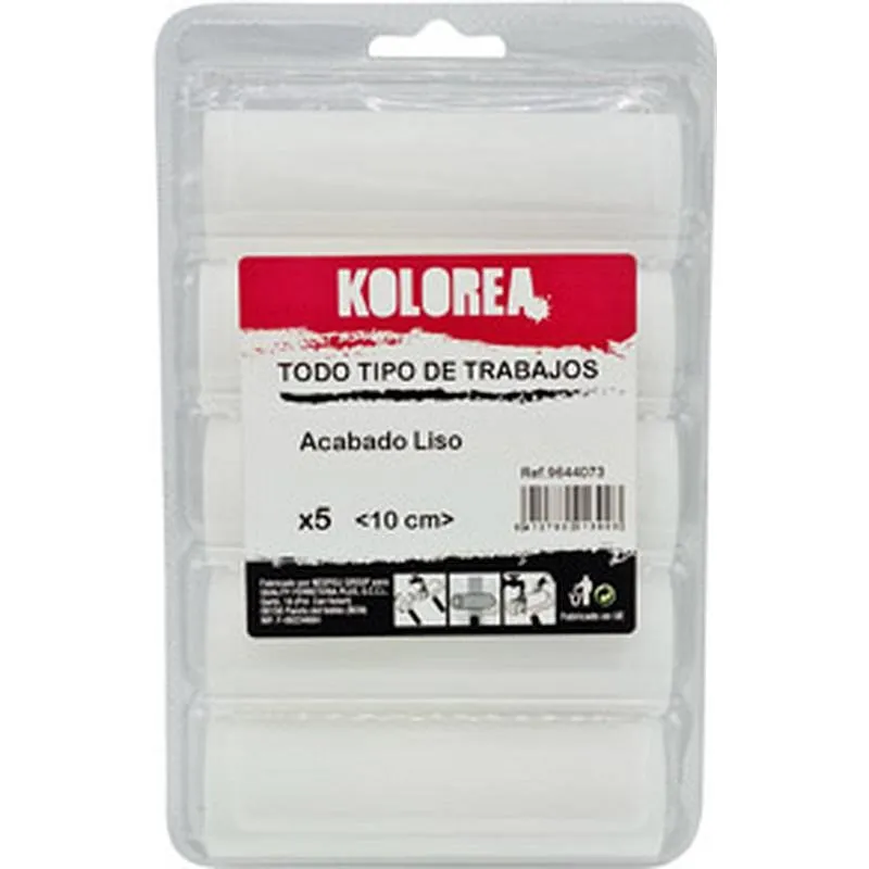 Compra MINI RODILLO RECAMBIO ESPUMA MULTIUSOS 10 CM X diametro16 MM (5 UDS) KOLOREA 9644073 al mejor precio