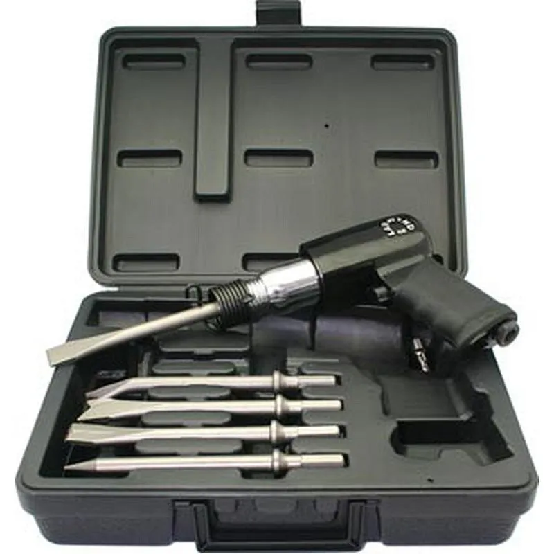 Compra MARTILLO CINCELADOR NEUMATICO KIT CON 5 PUNTEROS 10 MM HEXAGONAL LARWIND LAR-1520K al mejor precio