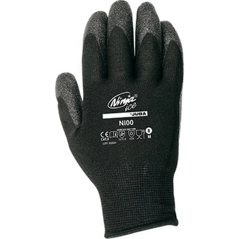 Compra GUANTE NILON RECUBIERTO PVC INTERIOR VULRIZO NINJA ICE INVIERNO TALLA 8 JUBA NI00/8 al mejor precio