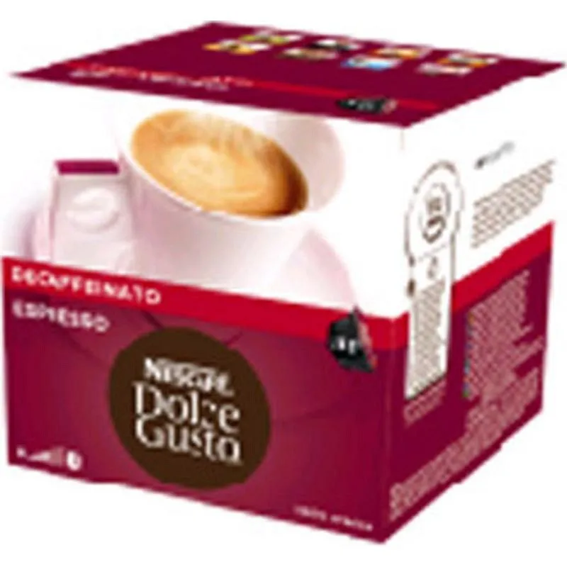 Compra CAPSULA DOLCE GUSTO PACK 16 UDS EXPRESSO INTENSO DESCAFEINADO NESCAFE DOLCE GUSTO 12523871/204668 al mejor precio