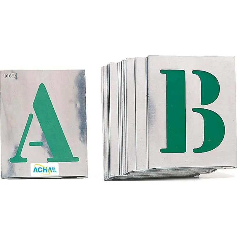 Compra PLANTILLA ROTULAR LETRAS ALTO LETRA 50 MM ACHA 57116D al mejor precio