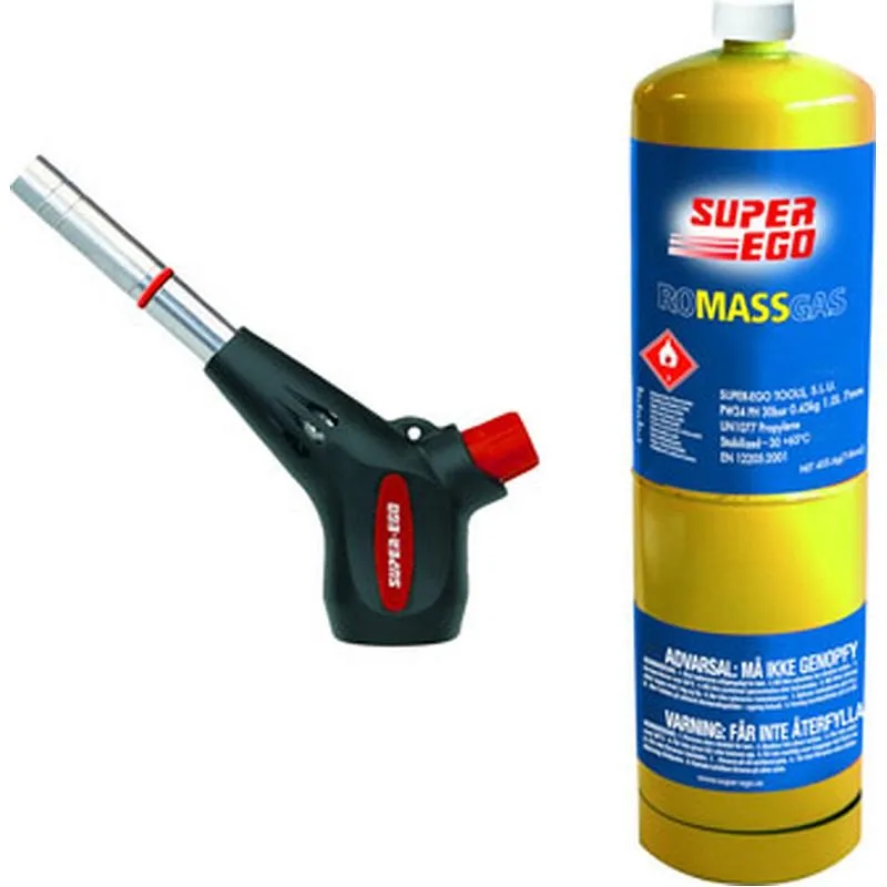 Compra SOPLETE A CARTUCHO + CARTUCHO ROMASSGAS POWER-FIRE COMPAC SUPER- EGO 254800100 al mejor precio