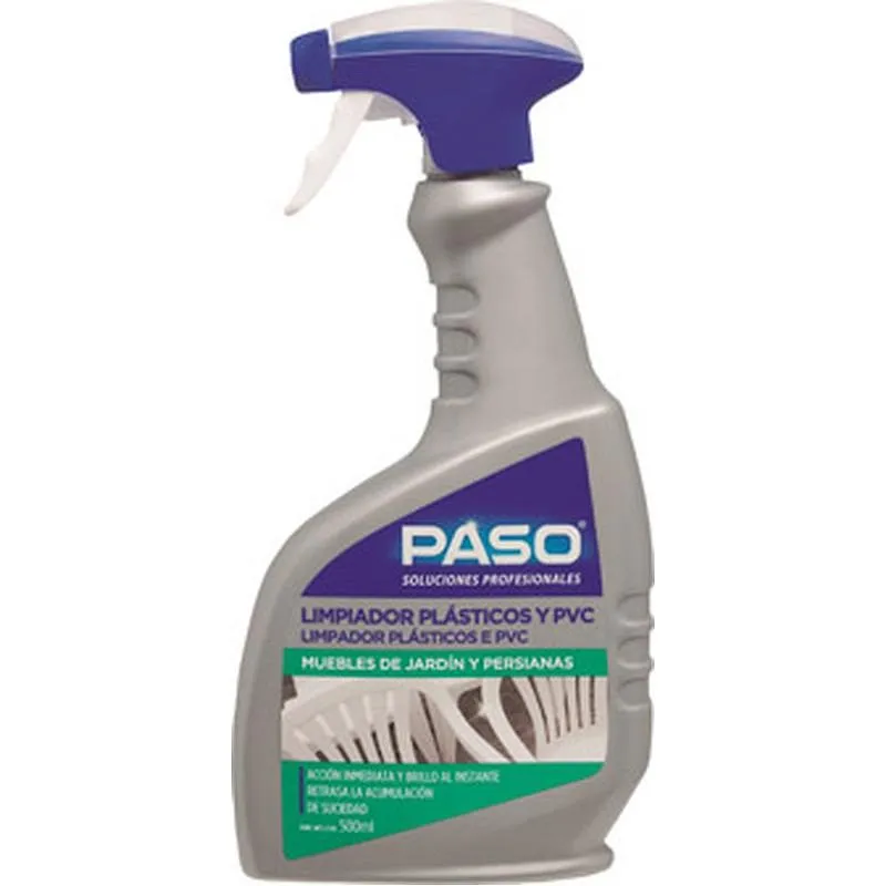 Compra LIMPIADOR POTENTE PLASTICO/PVC 500 ML PASO 702022 al mejor precio