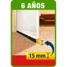Compra BURLETE BAJO PUERTA PVC CON CEPILLO ADHESIVO 1 M X 43 MM BLANCO TESAMOLL TESA MOLL 05403-00100-00 al mejor precio