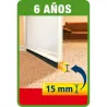 Compra BURLETE BAJO PUERTA PVC CON CEPILLO ADHESIVO 1 M X 43 MM MARRON TESAMOLL TESA MOLL 05403-00101-00 al mejor precio